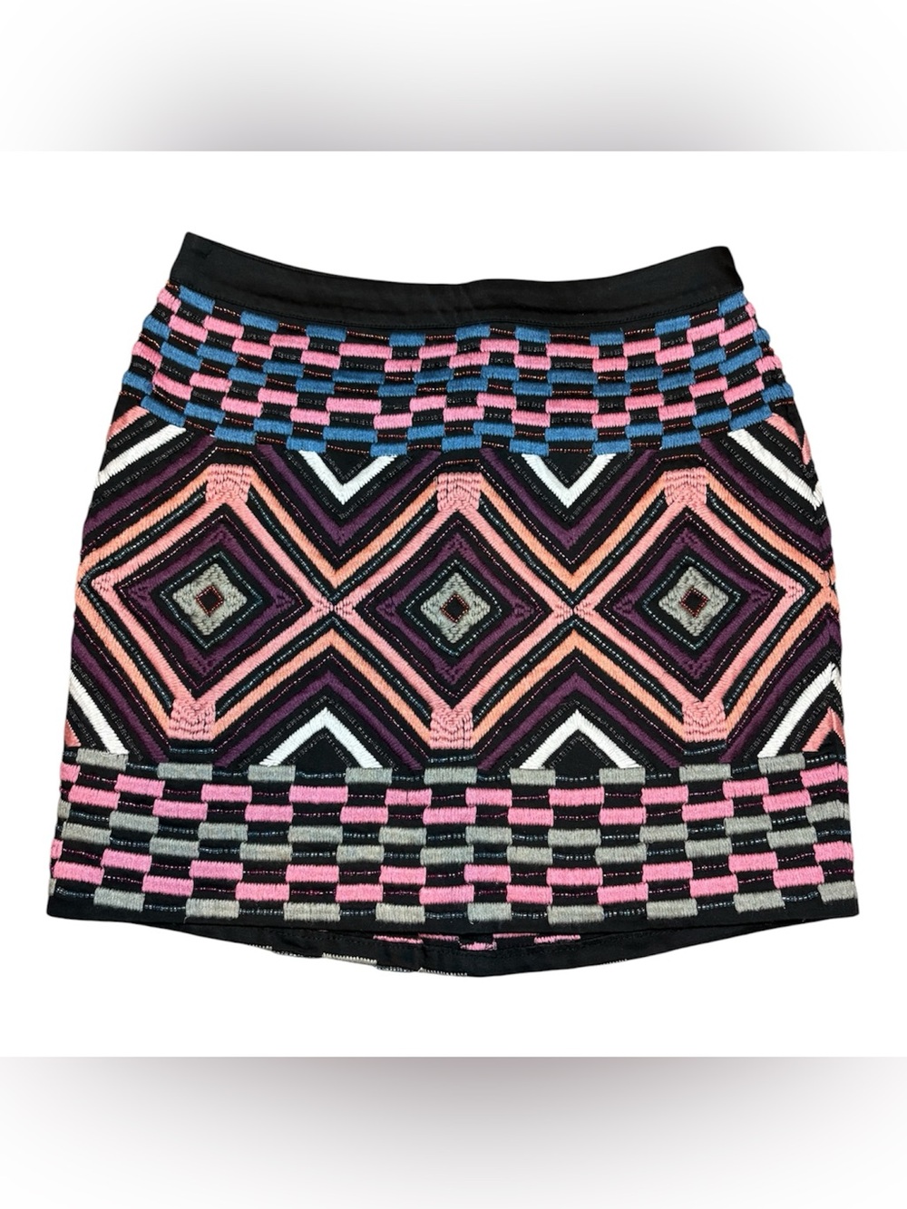 New MISS SELFRIDGE Geometric Knit Pencil Skirt
